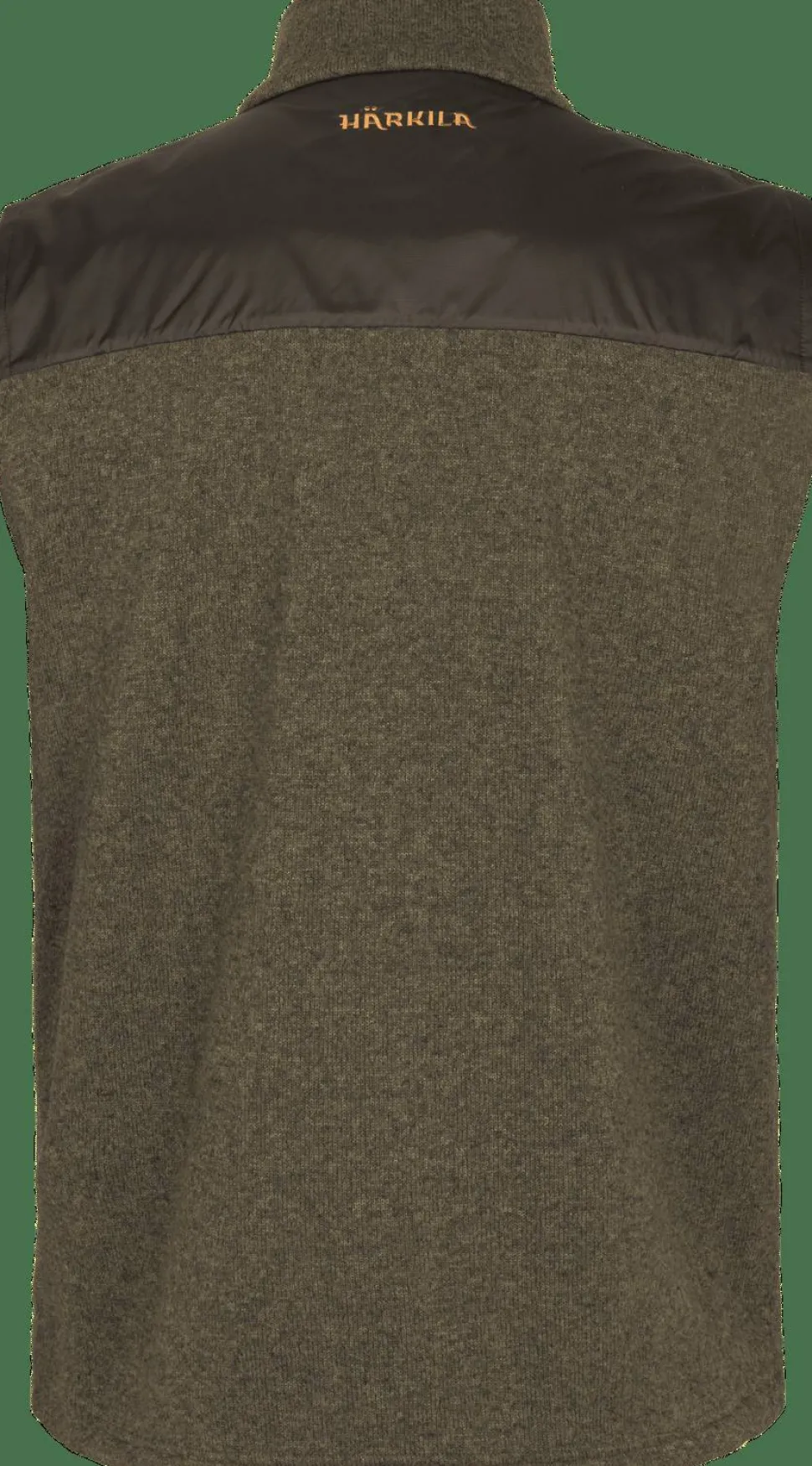 Härkila Men's Kalix Fleece Waistcoat Willow Green/Shadow Brown