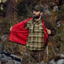 Härkila Men's Kamko Fleece Brown/Red