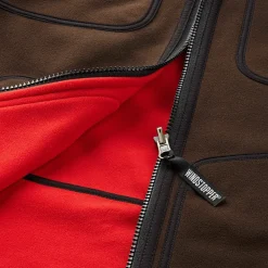 Härkila Men's Kamko Fleece Brown/Red