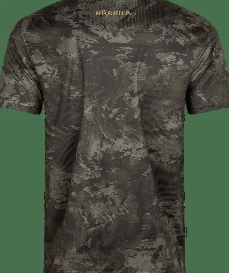 Härkila Men's Noctyx Camo Short Sleeved T-Shirt Axis MSP®Black/Black