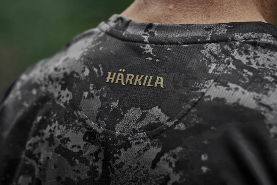Härkila Men's Noctyx Camo Short Sleeved T-Shirt Axis MSP®Black/Black