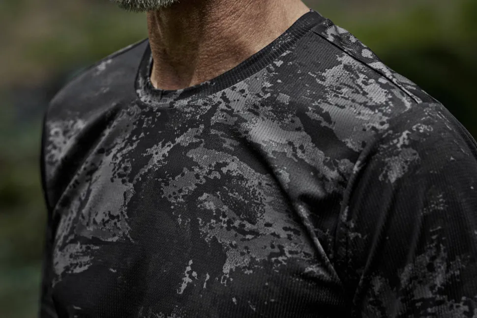 Härkila Men's Noctyx Camo Short Sleeved T-Shirt Axis MSP®Black/Black