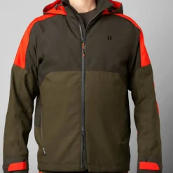 Härkila Men's Pro Hunter Dog Keeper GORE-TEX Jacket Willow Green/Orange