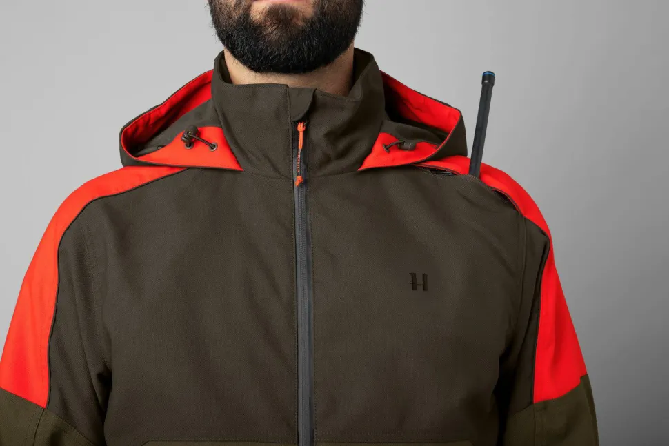 Härkila Men's Pro Hunter Dog Keeper GORE-TEX Jacket Willow Green/Orange