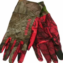 Härkila Moose Hunter 2.0 Fleece Gloves Mossy Oak Break-Up Country/Mossy Oak Red