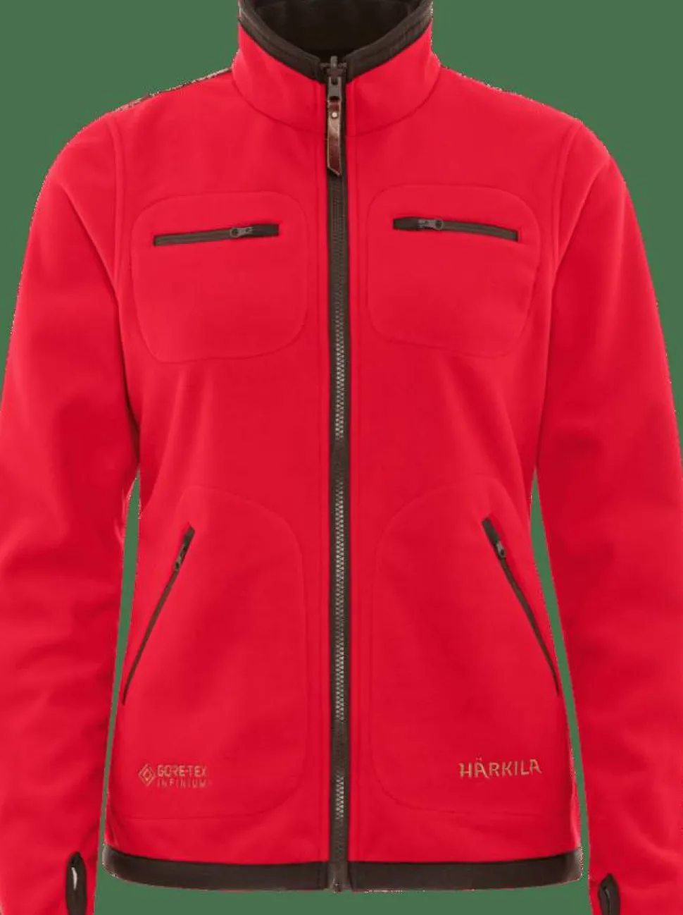 Härkila Women's Kamko Fleece Brown/Red