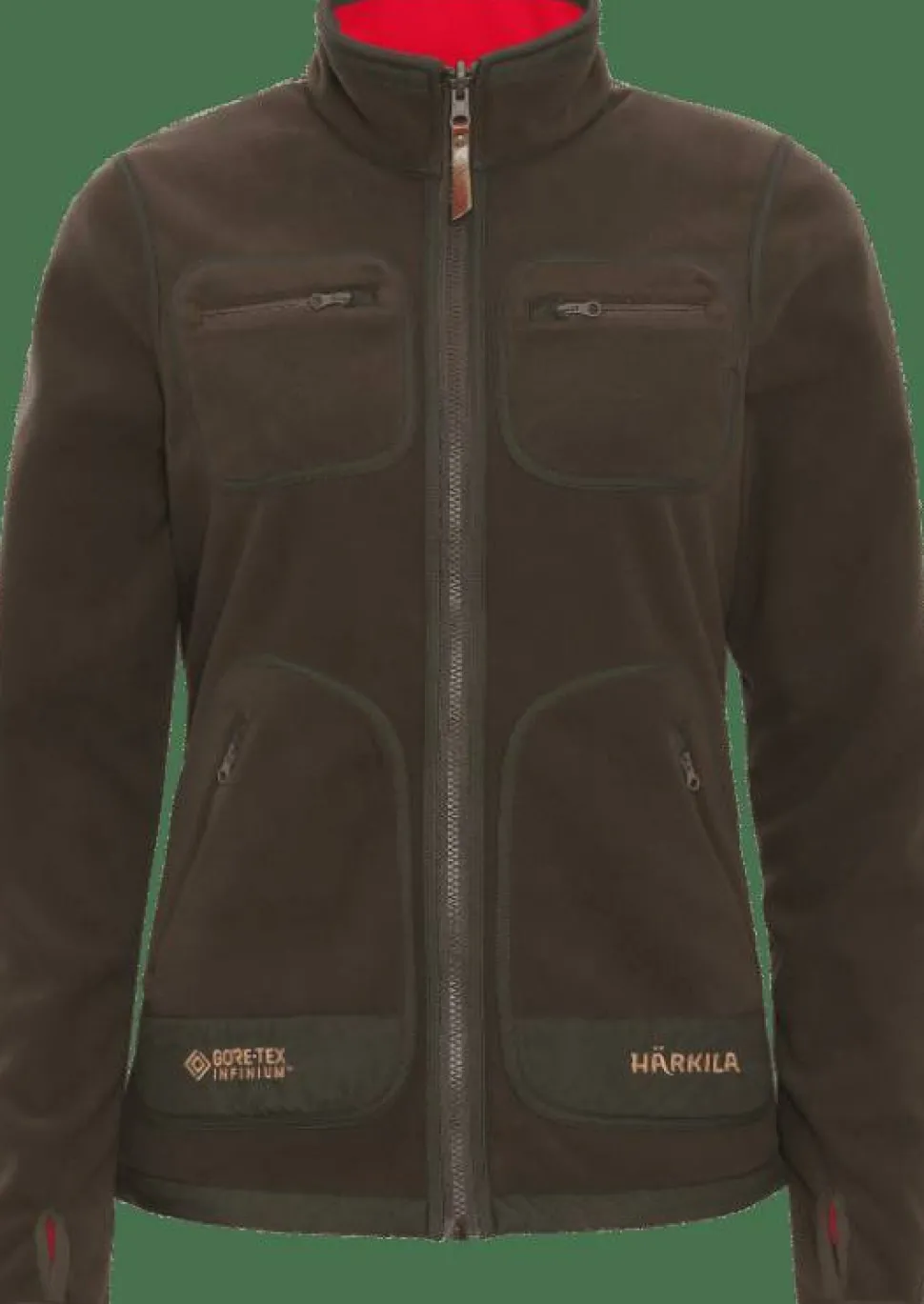 Härkila Women's Kamko Fleece Brown/Red