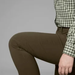 Härkila Women's Retrieve Light Pants Dark Warm Olive