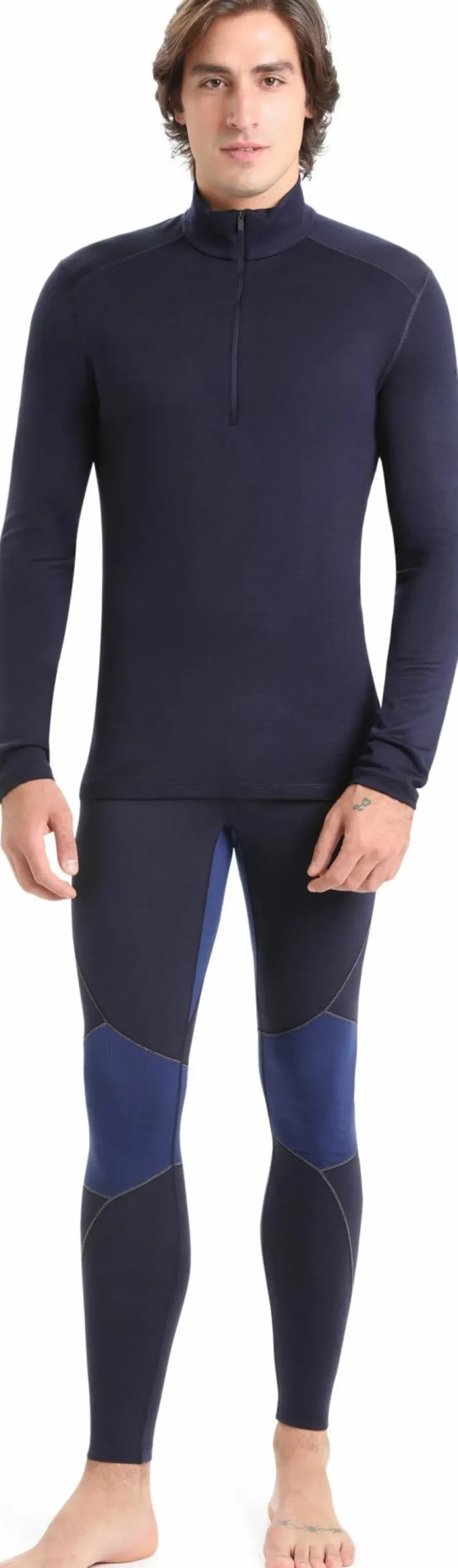 Icebreaker Men's 260 Tech Longsleeve Half Zip Midnight Navy