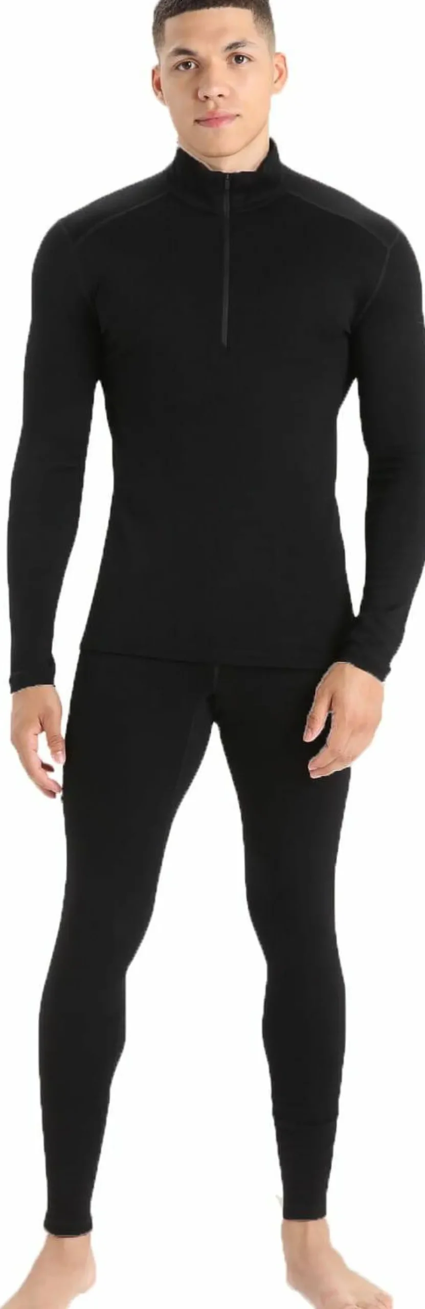 Icebreaker Men's 260 Tech Longsleeve Half Zip Black