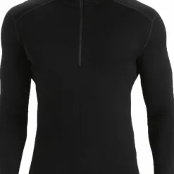 Icebreaker Men's 260 Tech Longsleeve Half Zip Black