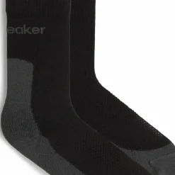 Icebreaker Men's Hike+ Light Crew Black/obsidian