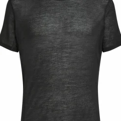 Icebreaker Men's Merino 75 Cool-Lite Featherlight Shortsleeve Crewe Black