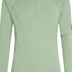 Icebreaker Men's Merino 300 MerinoFine Polar Long Sleeve Half Zip Seaglass