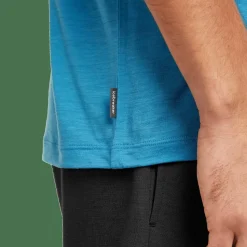 Icebreaker Men's Merino 150 Tech Lite Ss Tee Range Stripes Arctic