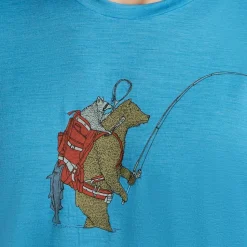 Icebreaker Men's Merino 150 Tech Lite Ss Tee Bear Catch Arctic