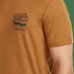 Icebreaker Men's Merino 150 Tech Lite Ss Tee Evolving Layers Trail