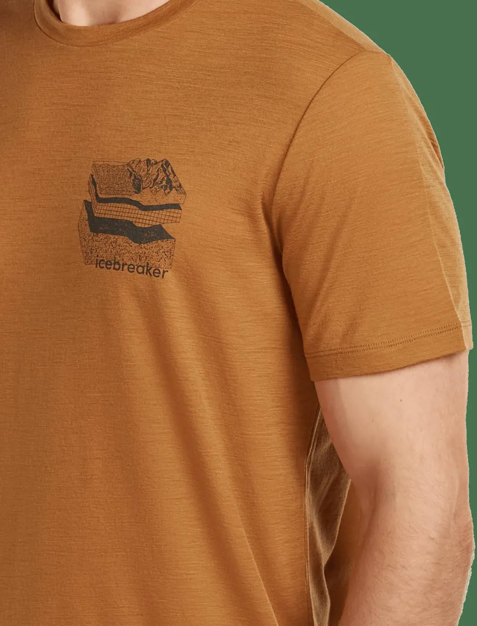 Icebreaker Men's Merino 150 Tech Lite Ss Tee Evolving Layers Trail