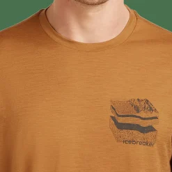 Icebreaker Men's Merino 150 Tech Lite Ss Tee Evolving Layers Trail
