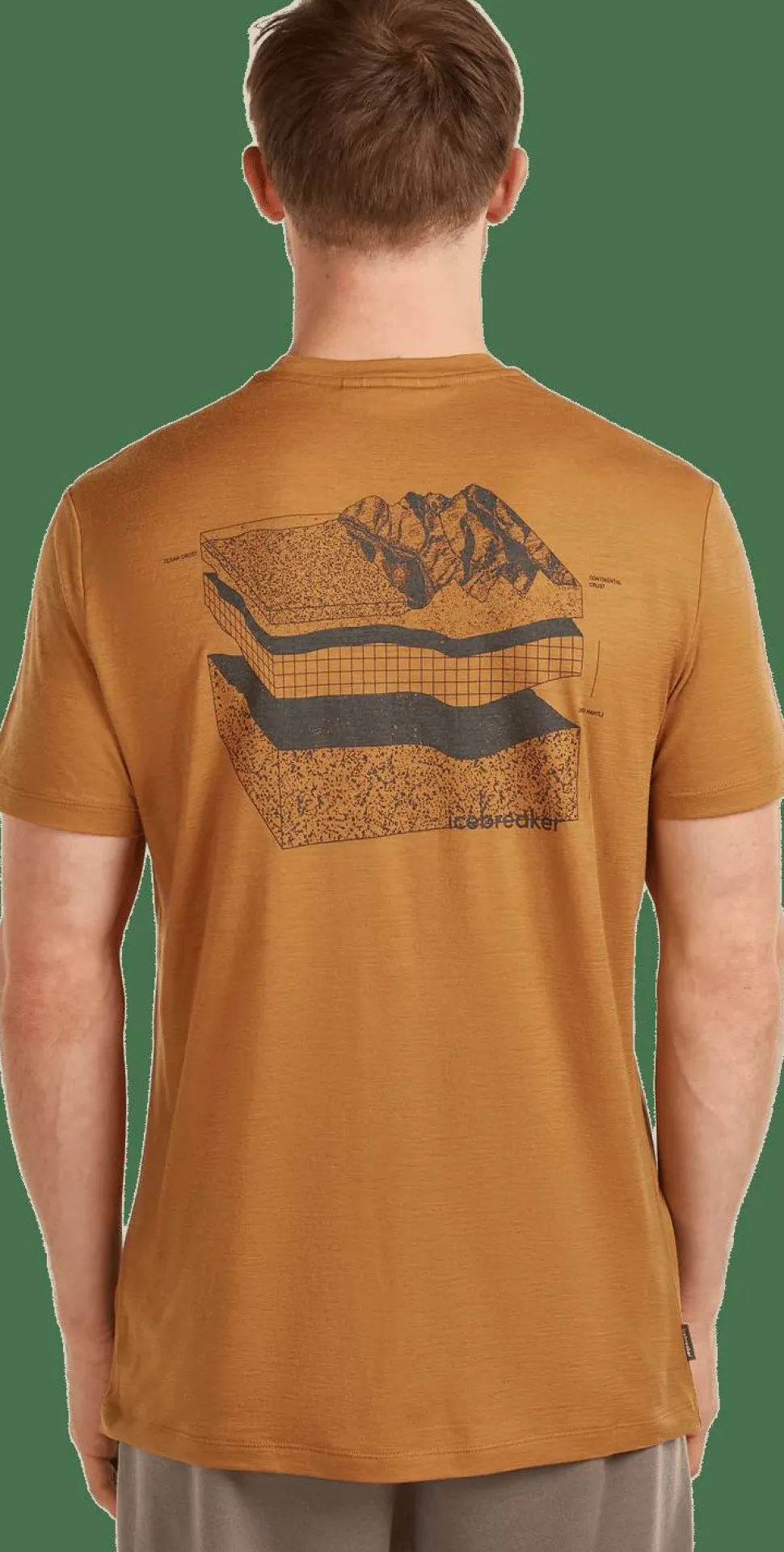 Icebreaker Men's Merino 150 Tech Lite Ss Tee Evolving Layers Trail