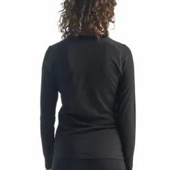 Icebreaker Women's 200 Oasis Long Sleeve Crewe Black