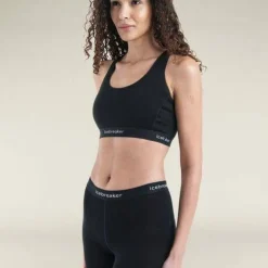 Icebreaker Women's Merino 125 Zoneknit Racerback Bra Black