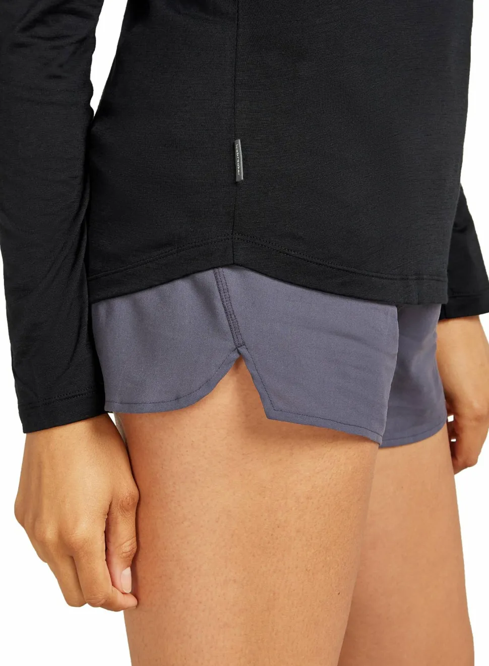 Icebreaker Women's Merino 125 Cool-Lite Sphere III Long Sleeve Tee Black