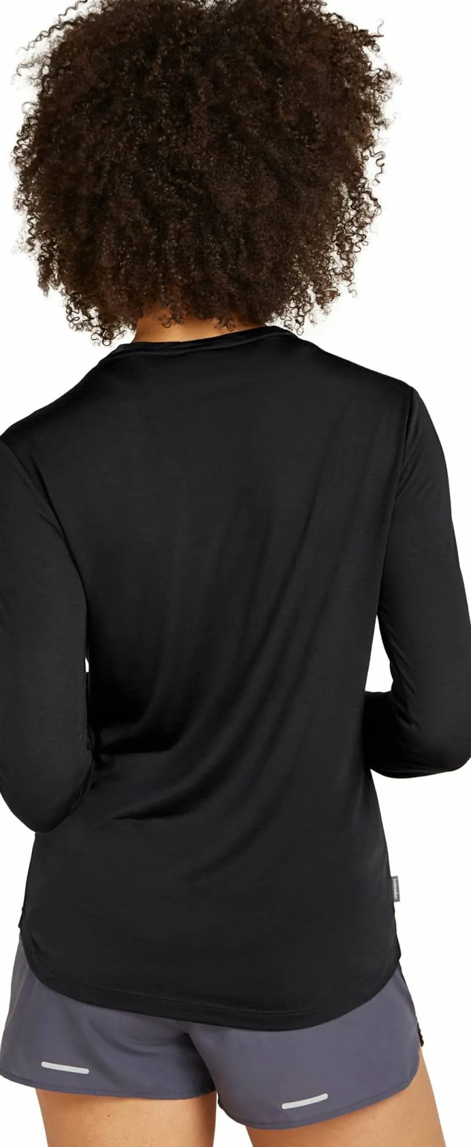 Icebreaker Women's Merino 125 Cool-Lite Sphere III Long Sleeve Tee Black