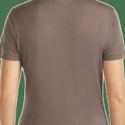 Icebreaker Women's Merino 150 Tech Lite Ss Tee Bird Transit Brown