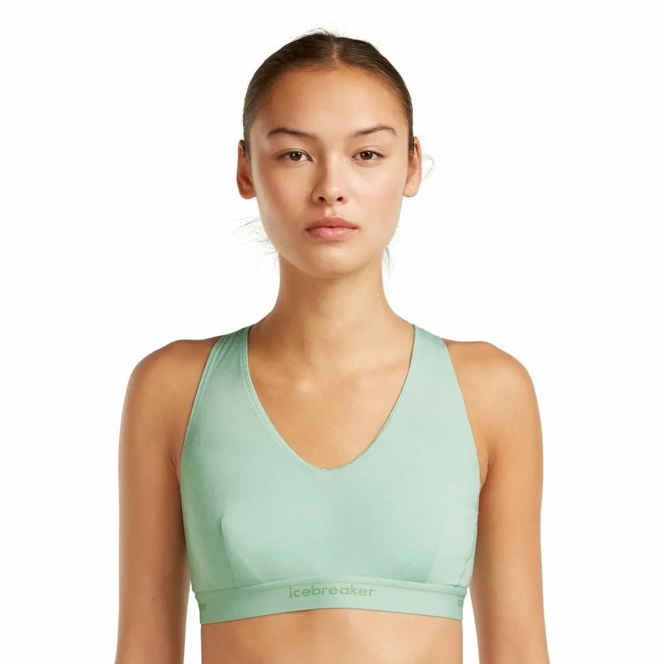 Icebreaker Women's Merino 125 Cool-Lite Sprite Racerback Bra Mint