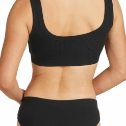 Icebreaker Women's Merino Rib Lotus Bra Black