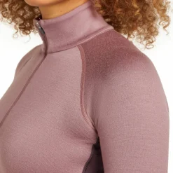 Icebreaker Women's Merino 260 ZoneKnit Long Sleeve Half Zip Java/Summit
