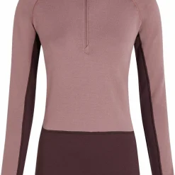 Icebreaker Women's Merino 260 ZoneKnit Long Sleeve Half Zip Java/Summit