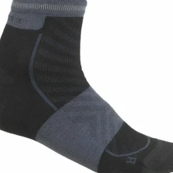 Icebreaker Women's Merino Run+ Ultralight Mini Black/Graphite