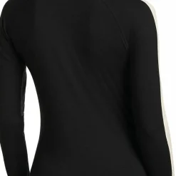 Icebreaker Women's Merino 200 Oasis+ Long Sleeve High Neck Black/Jet Hthr/Undyed