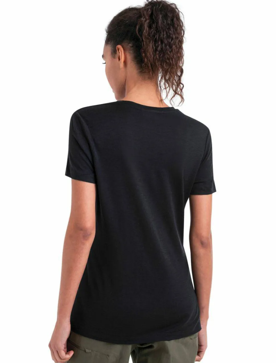 Icebreaker Women's Merino 150 Tech Lite III Short Sleeve Tee Black