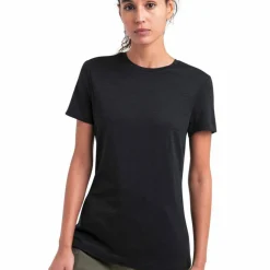 Icebreaker Women's Merino 150 Tech Lite III Short Sleeve Tee Black