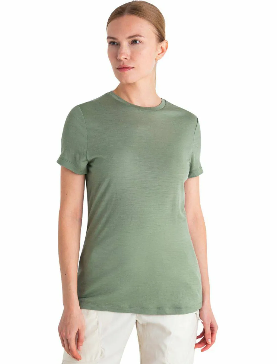 Icebreaker Women's Merino 150 Tech Lite III Short Sleeve Tee Lichen