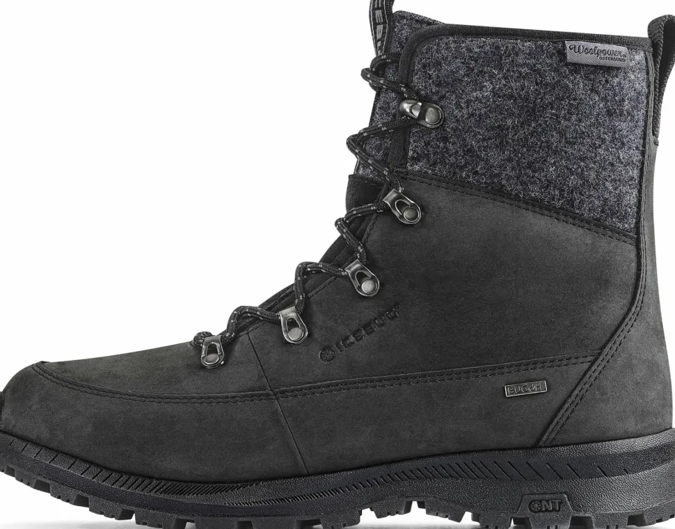 Icebug Unisex Adak ReWool NT Black/Grey