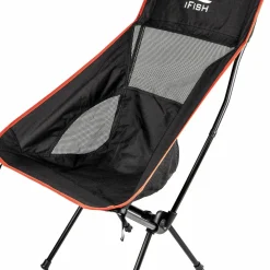 iFish Camping Chair Tronen Black/Red