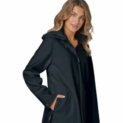 Ilse Jacobsen Women's Raincoat 128 Black