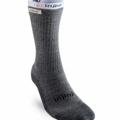 Injinji Men's Liner + Hiker Crew Charcoal
