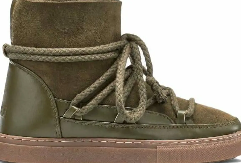 Inuikii Women's Classic Sneaker Olive Green