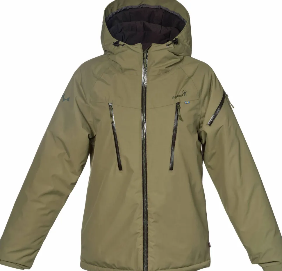 Isbjörn of Sweden Kids' Carving Winter Jacket Moss