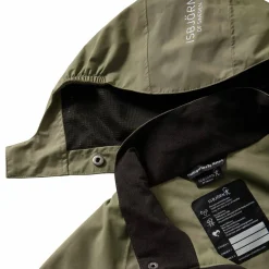 Isbjörn of Sweden Kids' Cyclone Hardshell Parka Moss