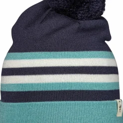 Isbjörn of Sweden Kids' Reindeer Knitted Beanie Navy
