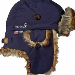 Isbjörn of Sweden Kids' Squirrel Winter Cap Navy