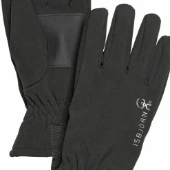Isbjörn of Sweden Kids' Trail Softshell Finger Glove Black