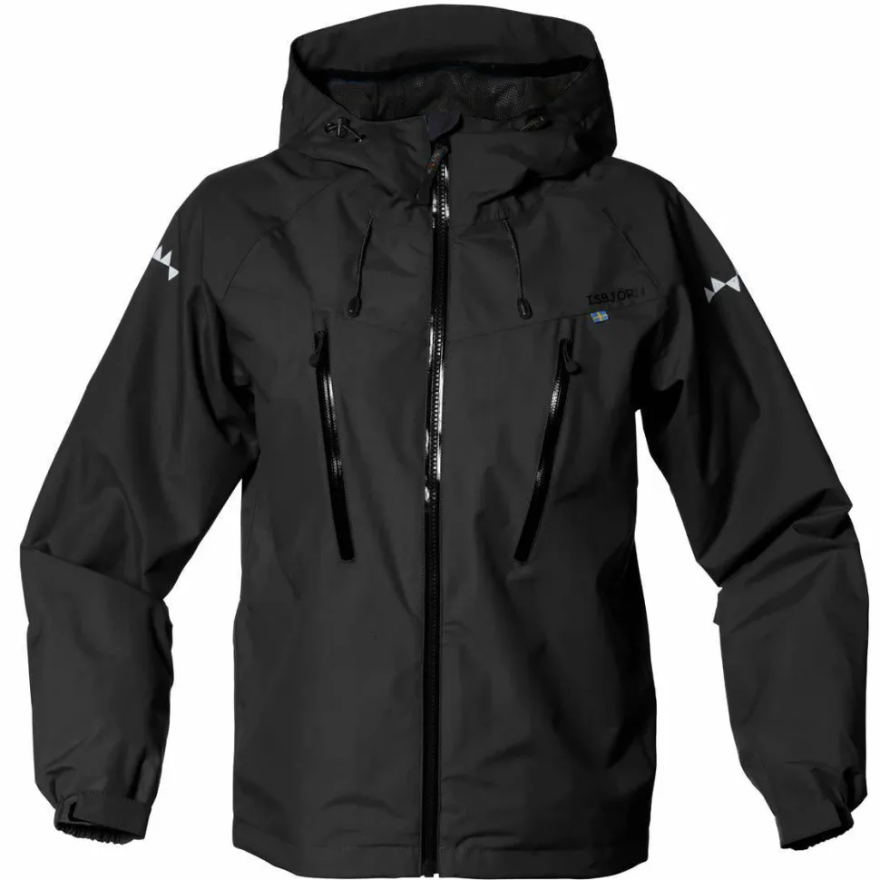 Isbjörn of Sweden Teen Monsune Hard Shell Jacket Black