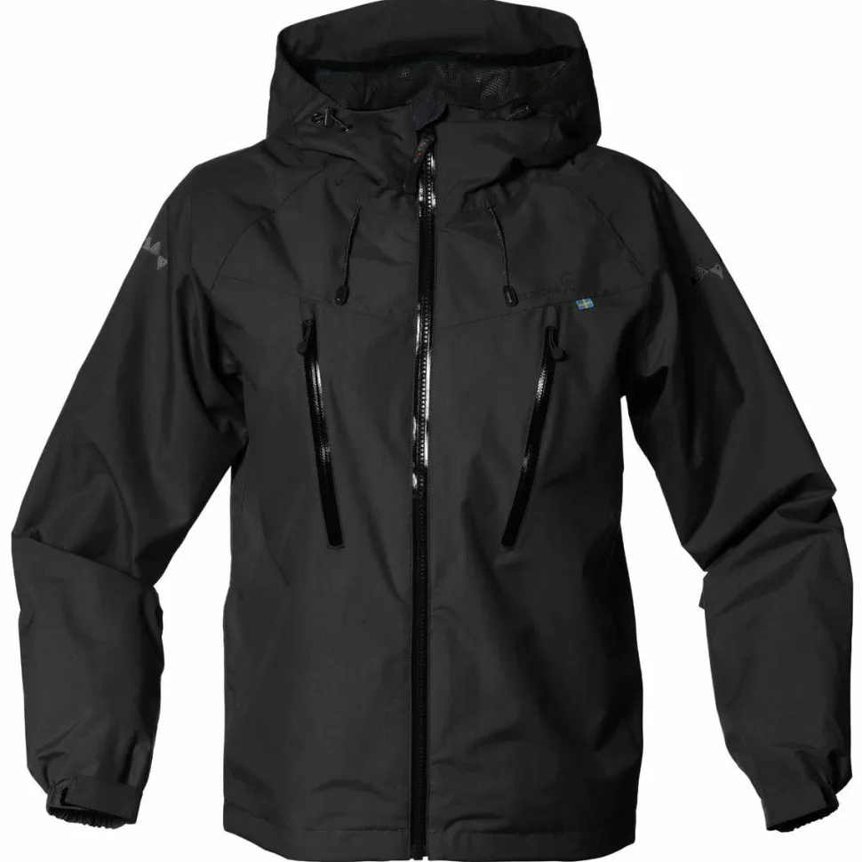Isbjörn of Sweden Teen Monsune Hard Shell Jacket Black
